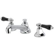 Kingston Brass KS4461PKL Metropolitan Widespread Bathroom Faucet with Pop-Up Drain, 5-1/2-Inch, Polished Chrome