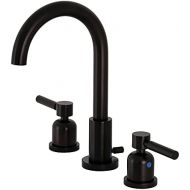 Kingston Brass FSC8925DL Concord 8-In Widespread Lavatory Faucet with Pop-Up, Oil Rubbed Bronze