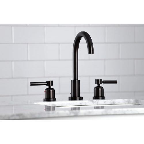  Kingston Brass FSC8925DL Concord 8-In Widespread Lavatory Faucet with Pop-Up, Oil Rubbed Bronze