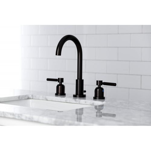  Kingston Brass FSC8925DL Concord 8-In Widespread Lavatory Faucet with Pop-Up, Oil Rubbed Bronze