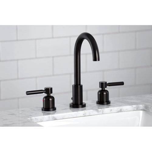  Kingston Brass FSC8925DL Concord 8-In Widespread Lavatory Faucet with Pop-Up, Oil Rubbed Bronze