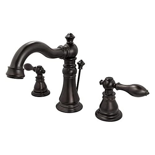  Kingston Brass FSC1975ACL American Classic Widespread Lavatory Faucet, Oil Rubbed Bronze