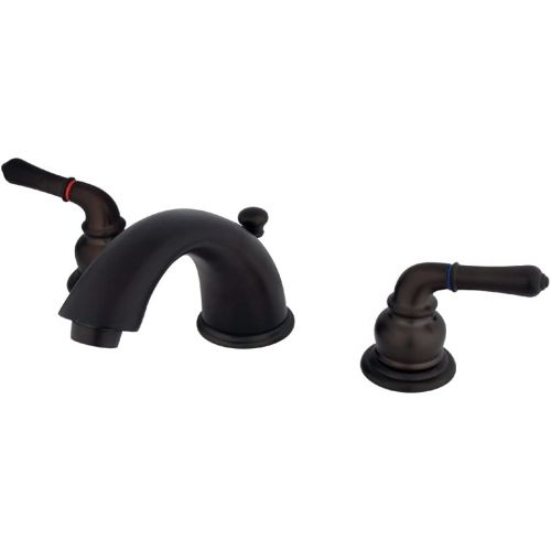  Kingston Brass GKB965 Magellan 8-Inch Widespread Lavatory Faucet with Retail Pop-Up, 5-3/4 inch in Spout Reach, Oil Rubbed Bronze