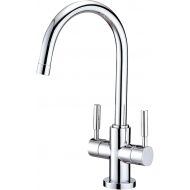 Kingston Brass KS8291DL Concord Vessel Sink Faucet without Pop-Up and Plate, 8-1/2, Polished Chrome