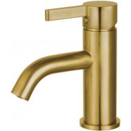 Fauceture LS8223CTL Continental Single-Handle Bathroom Faucet, Brushed Brass