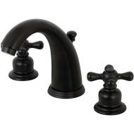 Kingston Brass KB980AX Victorian 8-Inch Widespread Lavatory Faucet, Matte Black