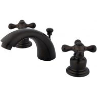Kingston Brass GKB945AX Magellan Mini-Widespread Lavatory Faucet with Retail Pop-Up, 4-7/16, Oil Rubbed Bronze