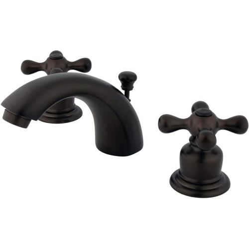  Kingston Brass GKB945AX Magellan Mini-Widespread Lavatory Faucet with Retail Pop-Up, 4-7/16, Oil Rubbed Bronze