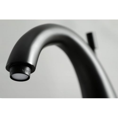  Kingston Brass KS2960DL Concord 8 Widespread Lavatory Faucet, Matte Black