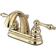 Kingston Brass KB5612AL Restoration 4-Inch Centerset Lavatory Faucet, Polished Brass