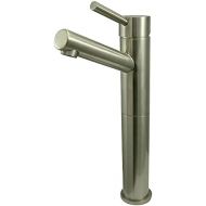 Kingston Brass KS8411DL Concord 10 Spout Height Vessel Sink Faucet without Pop-Up, Polished Chrome, 4-1/2 Spout Reach