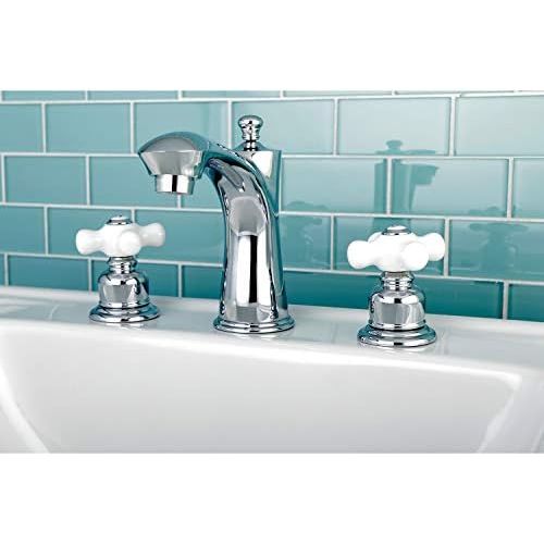  Kingston Brass KB7961PX Victorian Widespread Lavatory Faucet, Polished Chrome