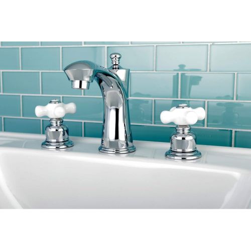  Kingston Brass KB7961PX Victorian Widespread Lavatory Faucet, Polished Chrome