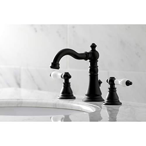  Kingston Brass FSC1970APL American Patriot 8 Widespread Lavatory Faucet, Matte Black