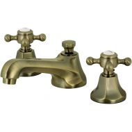 Kingston Brass KS4463BX 8 in. Widespread Bathroom Faucet, Antique Brass