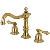 Kingston Brass KS1977AL 8 in. Widespread Bathroom Faucet, Brushed Brass