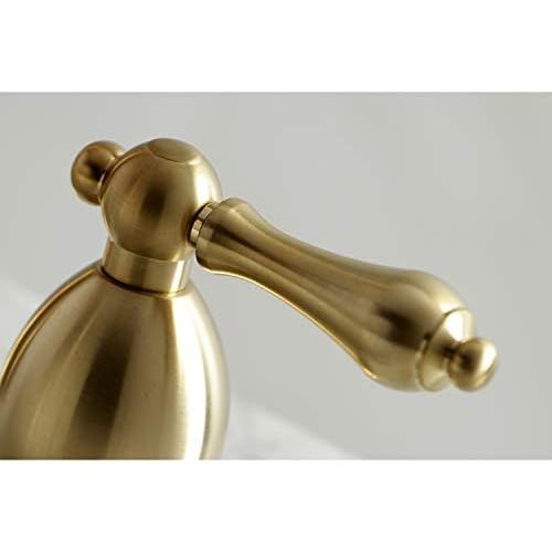  Kingston Brass KS1977AL 8 in. Widespread Bathroom Faucet, Brushed Brass