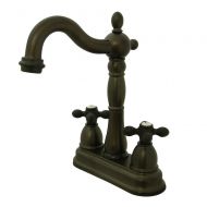 Kingston Brass KB1495AX Heritage Bar Faucet without Pop-Up Rod, 4-3/4, Bronze