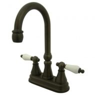 Kingston Brass KS2495PL Bar Faucet 5 Oil Rubbed Bronze