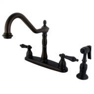 Kingston Brass KB1755ALBS Heritage 8-Inch Centerset Kitchen Faucet, Oil Rubbed Bronze