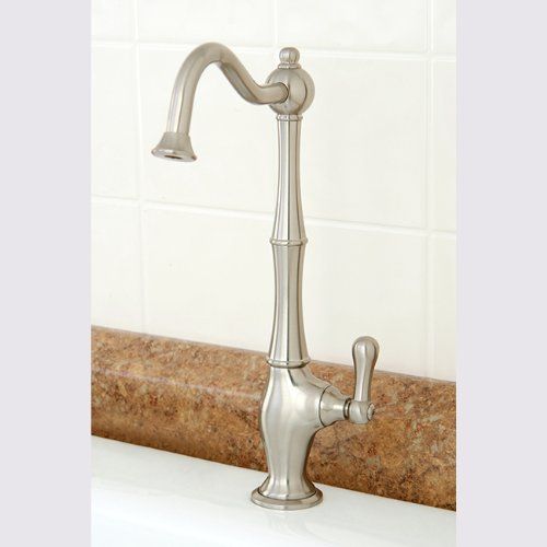  Kingston Brass KINGSTON BRASS KS1198AL Heritage Cold Water Filtration Faucet, Brushed Nickel