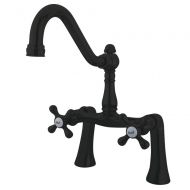Kingston Brass KS3235AX Restoration Clawfoot Faucet with Handle Oil Rubbed Bronze