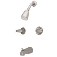 Kingston Brass KB248LL Legacy Tub and Shower Faucet, Brushed Nickel