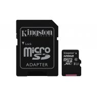 Kingston Digital 128GB microSDHC Canvas Select 80R CL10 UHS-I Card + SD Adapter