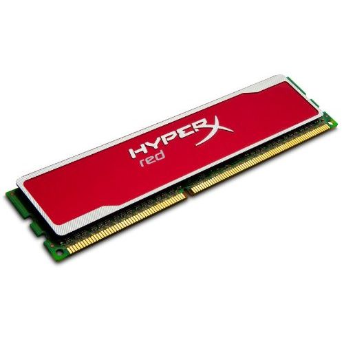  Kingston Technology HyperX Red 8GB 1600MHz 10-10-10 1.65V DDR3 PC3-12800 Non-ECC DIMM Motherboard Memory KHX16C10B1R8