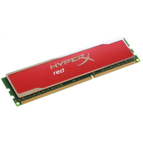  Kingston Technology HyperX Red 8GB 1600MHz 10-10-10 1.65V DDR3 PC3-12800 Non-ECC DIMM Motherboard Memory KHX16C10B1R8