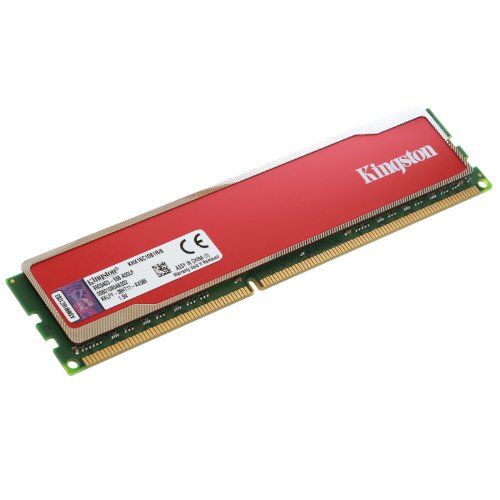  Kingston Technology HyperX Red 8GB 1600MHz 10-10-10 1.65V DDR3 PC3-12800 Non-ECC DIMM Motherboard Memory KHX16C10B1R8