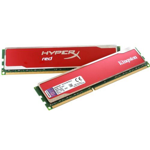  Kingston Technology Kingston KHX16C9B1RK28X HyperX Red 8GB (4GB 512M x 64-Bit x 2 pcs.) DDR3-1600 CL9 240-Pin DIMM Kit