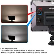 KINGZER Kingzer Luxpad22 Pro Ultra Thin 112-LED 11W Video Light Pad for Canon Nikon DSLR Camera DV Camcorder