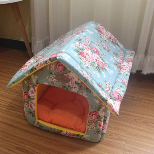  Kinrui Pet Supplies Home Sweet Home Bed Indoor Outdoor House Bed Shelter for Dogs Cat Puppy