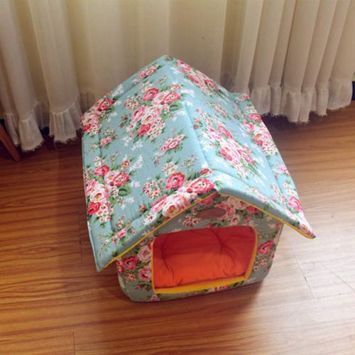  Kinrui Pet Supplies Home Sweet Home Bed Indoor Outdoor House Bed Shelter for Dogs Cat Puppy