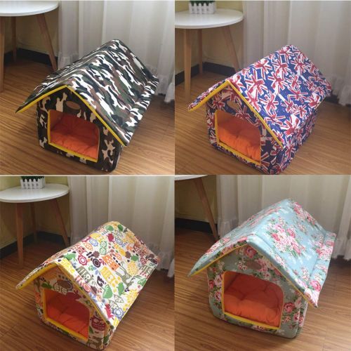  Kinrui Pet Supplies Home Sweet Home Bed Indoor Outdoor House Bed Shelter for Dogs Cat Puppy