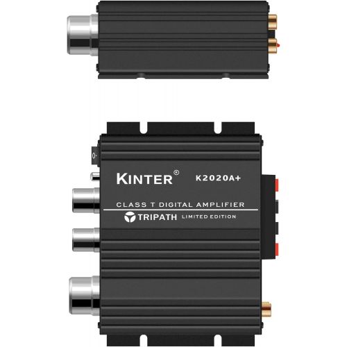  [아마존베스트]Kinter K2020A+ Limited Edition Original Tripath TA2020-020 Class-T Hi-Fi Audio Mini Amplifier with 12V 5A Power Supply Black