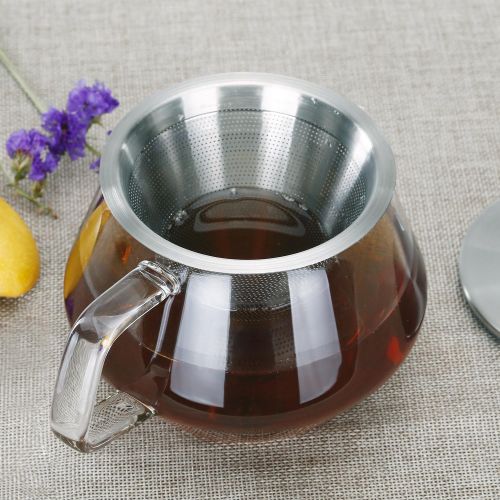 600 ml Carat Teapot by Kinto with Specialized Lid and Strainer from Japan