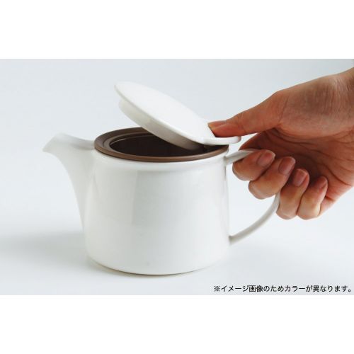  Kinto Brim Teapot Size: 3.8 H x 7 W x 3.5 D, Color: Gray