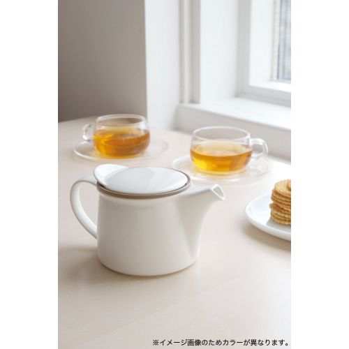  Kinto Brim Teapot Size: 3.8 H x 7 W x 3.5 D, Color: Gray
