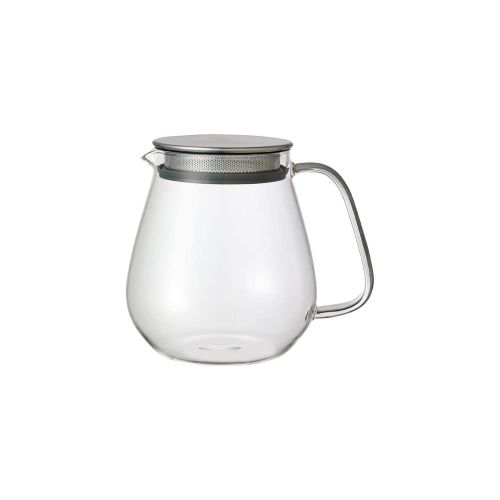  Kinto Stainless Unitea One Touch Teapot 720 Milliliter (24.35 Fl. Oz.) - Heat-Resistant Glass Teapot With Stainless Steel Strainer In Lid Microwave And Dishwasher Safe