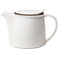 Kinto Brim Teapot Color: White, Size: 4.8 H x 7.2 W x 3.5 D