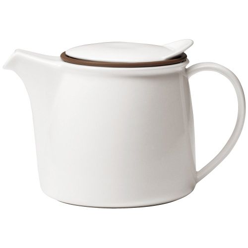  Kinto Brim Teapot Color: White, Size: 4.8 H x 7.2 W x 3.5 D