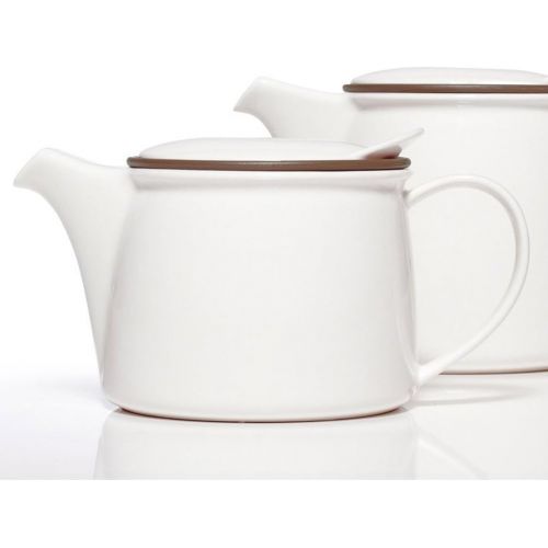  Kinto Brim Teapot Size: 3.8 H x 7 W x 3.5 D, Color: White