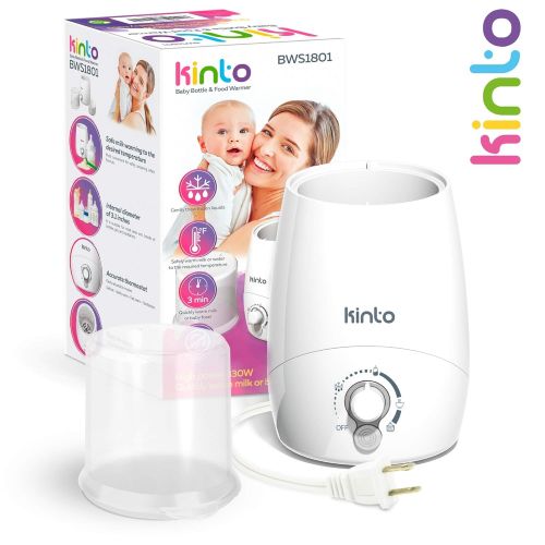  [아마존베스트]Kinto Tech Fast Bottle Warmer for Breastmilk and Sterilizer - 4-in-1 - Breast Milk Baby Electric Bottle Warmer Prime