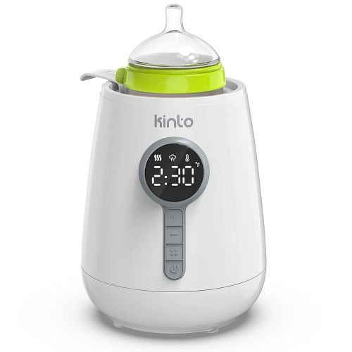  Kinto Tech Baby Bottle Warmer with Timer for Baby Milk - Breastmilk and Infant Formula - Fast Heating - Easy to Use - Fits Most Baby Bottles - Temperature Control