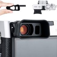 Kiorafoto Soft Silicon Camera Viewfinder Eyecup Eyepiece Eyeshade for Fujifilm Fuji X100V Eye Cup Protector (Hot Shoe Mount Installation) / Fits X100V Only