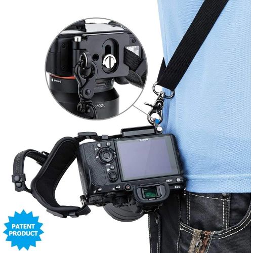  Kiorafoto Mirrorless Camera Hand Grip Strap for Canon EOS R3 R5C R5 C R6 R RP M5 M6 M50 II for Nikon Z fc Zfc Z5 Z6II Z7II Z6 Z7 Z50 for Fujifilm X-T30 II XS10 XPro3 XH1 XT4 Panasonic S5 S1R