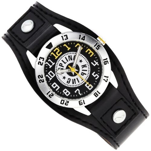  Kipling Kids Captain black leather Quartz Watch by Kipling