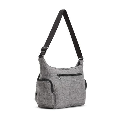  Kipling Gabbie, Women’s Cross-Body Bag, Grey (Cotton Grey), 15x24x45 cm (W x H x L)